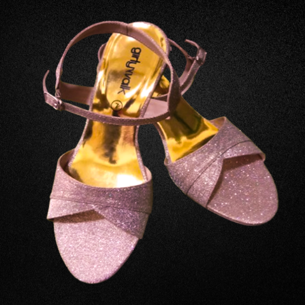 Blush and Rose Gold Evening Sandal - Sri Lanka