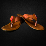 Men's Casual Brown Double-Strap Slide Sandals