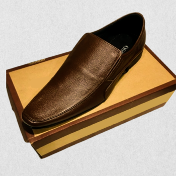 Dark Brown Leather Loafers